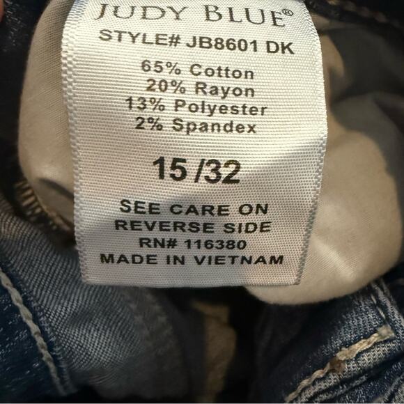 Judy Blue Shannon High-Rise Straight Leg Jeans (JB 8601) size 15/32 - Picture 6 of 16